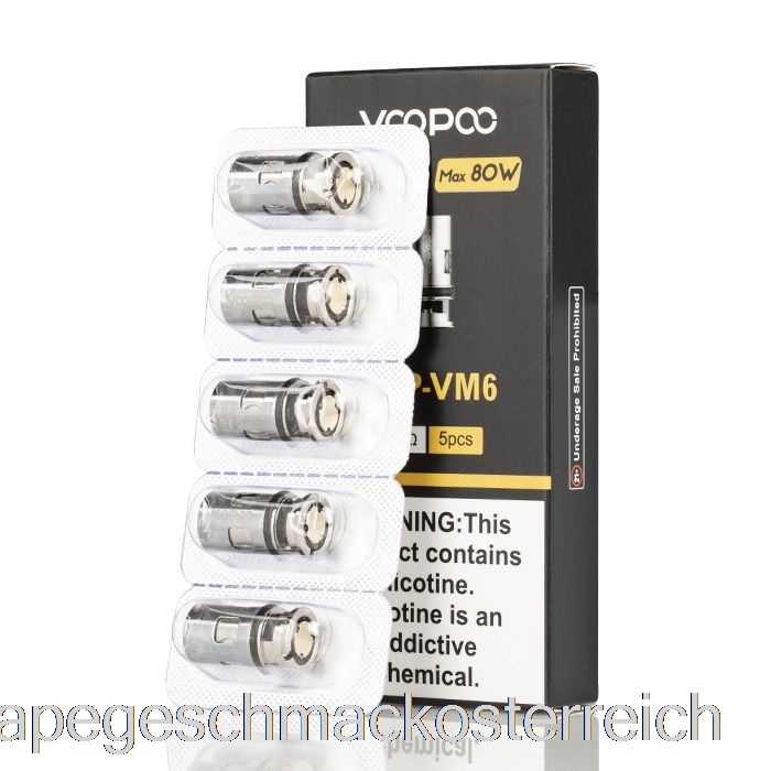 Voopoo PNP-Ersatzspulen 0,15 Ohm PNP-VM6-Mesh-Spulen Vape-Geschmack